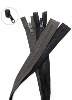 Молния трактор Т8 1 замок у/з бегунок перекидной LOGO 75см в Новосибирске