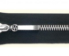 Молния металл Т-8 1 замок 75см (100шт) никель