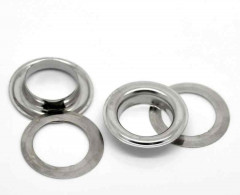 Люверсы №2 (4 мм)  (уп.2500шт) сталь