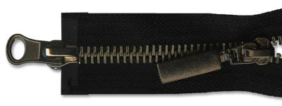 Молния металл Т-8 2 замка Разъемная 80см в Новосибирске