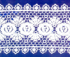Кружево № 7505159 шир 75мм(уп.9м)