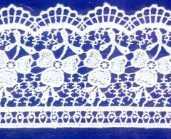 Кружево № 7505168 шир 75мм(уп.9м)