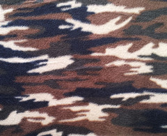 Ткань Флис 100% п/эстер шир 150см кмф