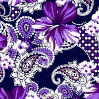 Полотно трикотажное Кулирка 30/1 набивная в рулоне  в Новосибирске