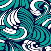 Полотно трикотажное Кулирка 30/1 набивная в рулоне  в Новосибирске