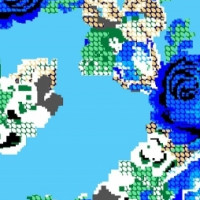Полотно трикотажное Кулирка 30/1 набивная в рулоне  в Новосибирске